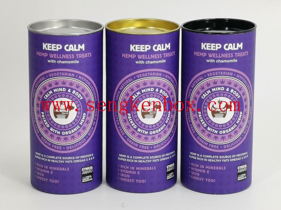 Pet Food Packaging Paper Canister 