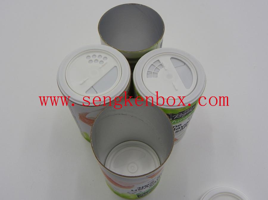 Food Grade Cardboard Salt Canister