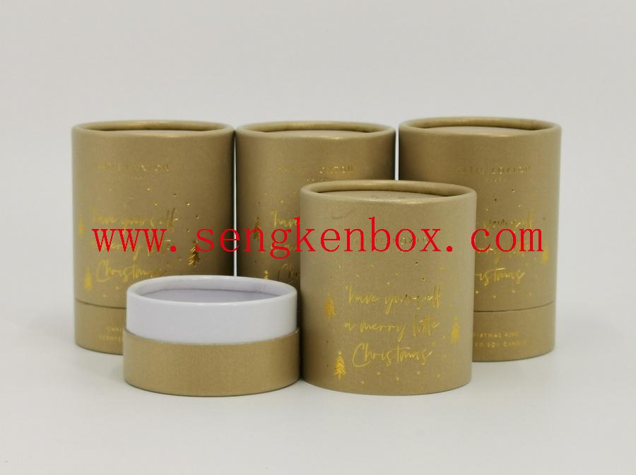 Cylinder Candle Packaging Box