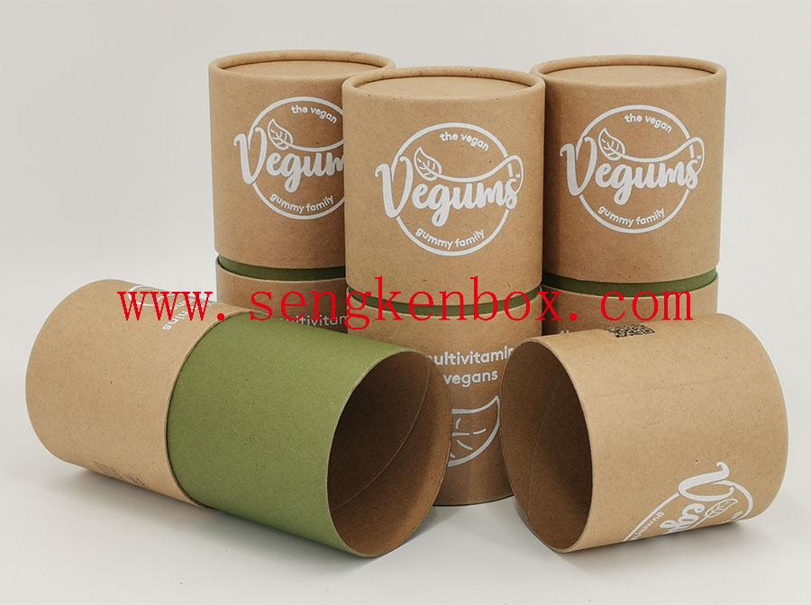 Vitamin Packaging Paper Cans