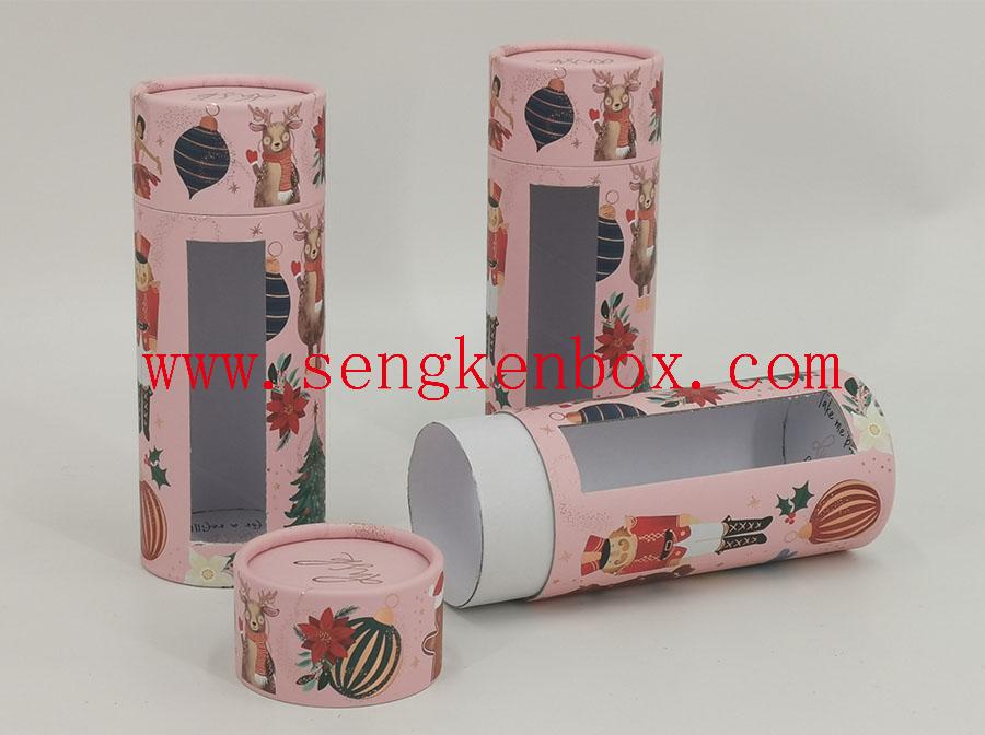 Color - Wrapped Cylindrical Paper Cans