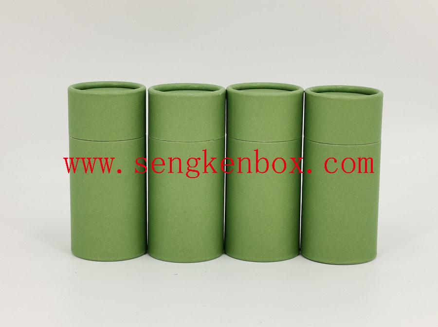 Green Kraft Paper Canister
