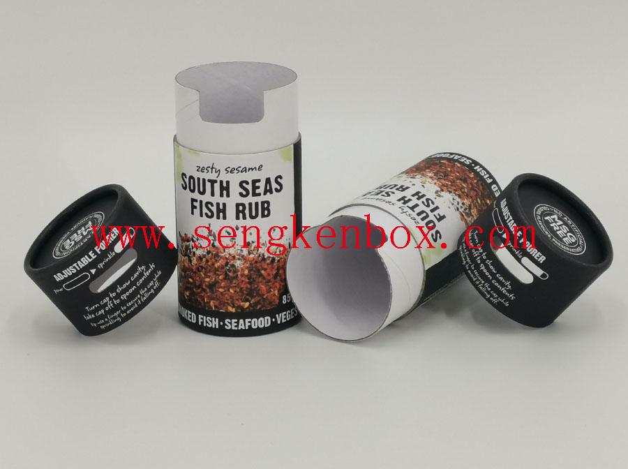 Barbecue Seasonings Packaging Paper Canister