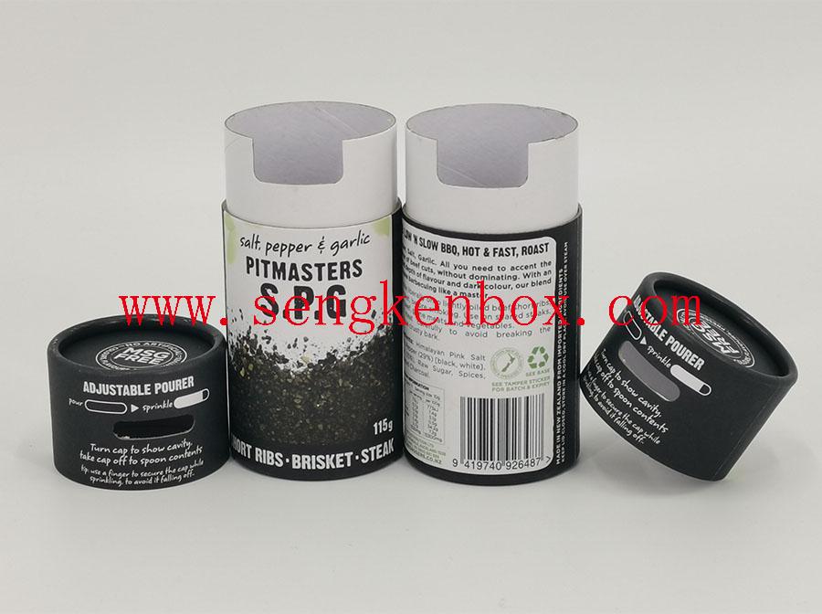 Food Grade Seasoning Paper Canister