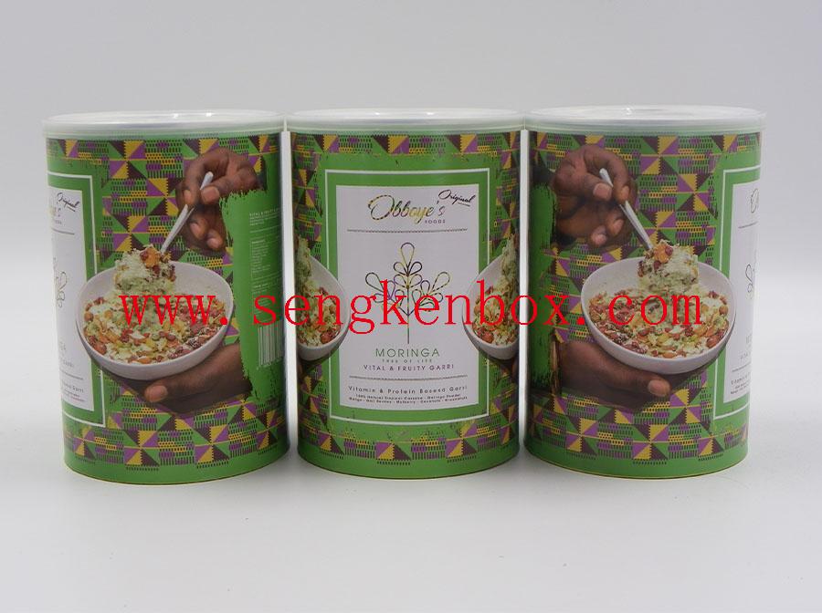 Fruity Food Packaging Paper Canister