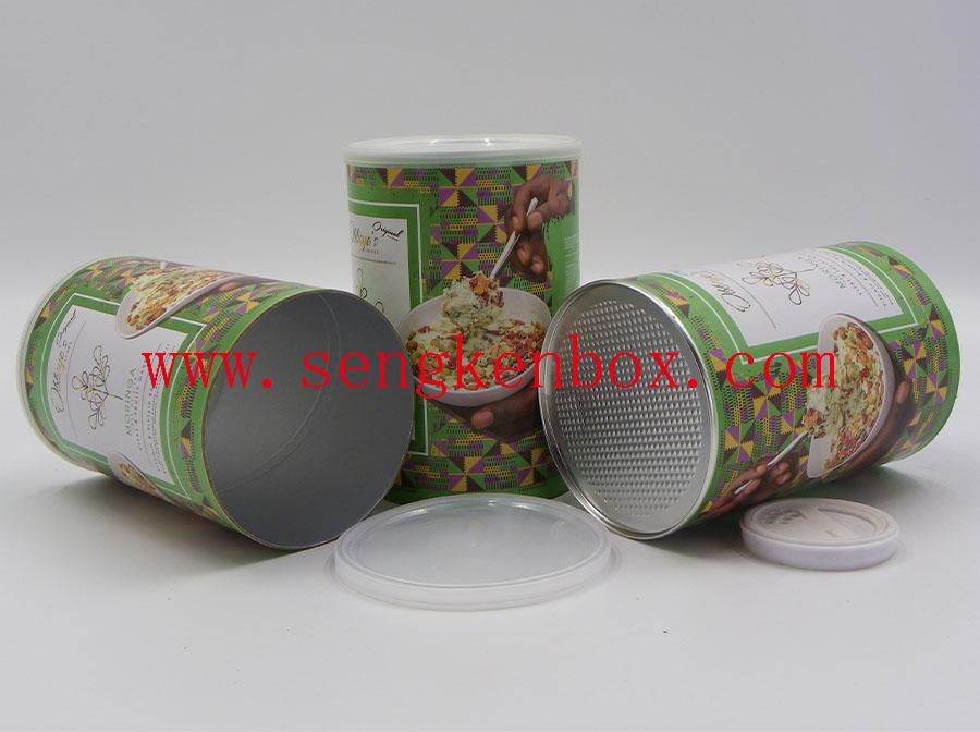 Plastic Cover Paper Cans