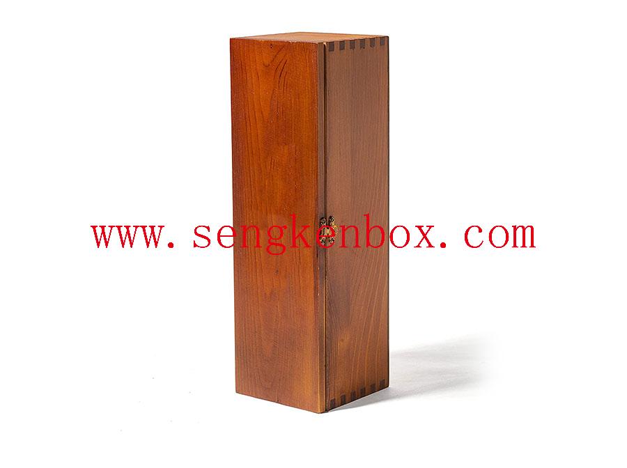 Fixed Pieces Wine Wooden Box