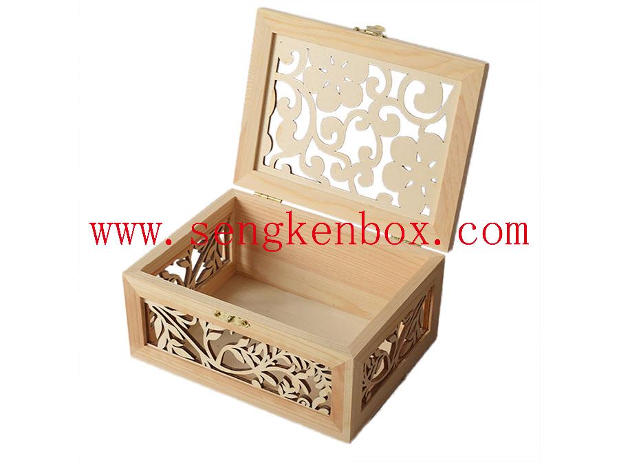 Creative Clamshell Packaging Wooden Box