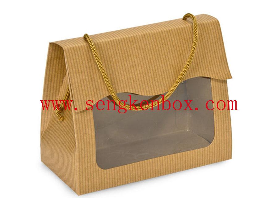 Paper Card Box With Visual Window