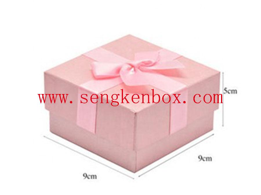 Geschenk-Kasten des rosa Hosisshop Bowknot-Mädchens Tages