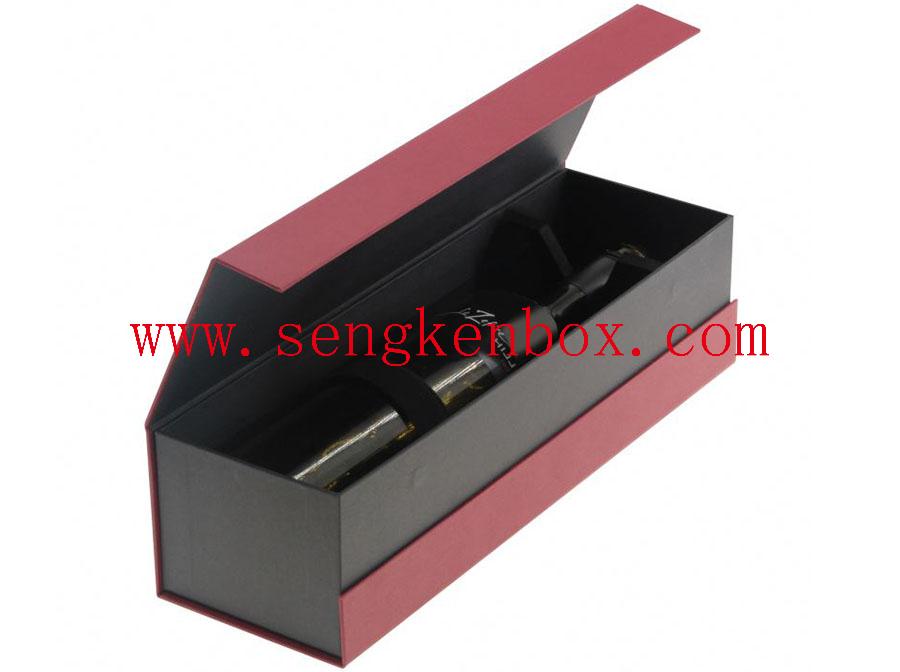 Rote Premium-Clamshell-Verpackungspapierbox