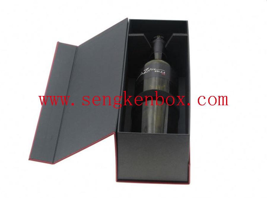 Premium-Clamshell-Weinverpackungs-Papierbox
