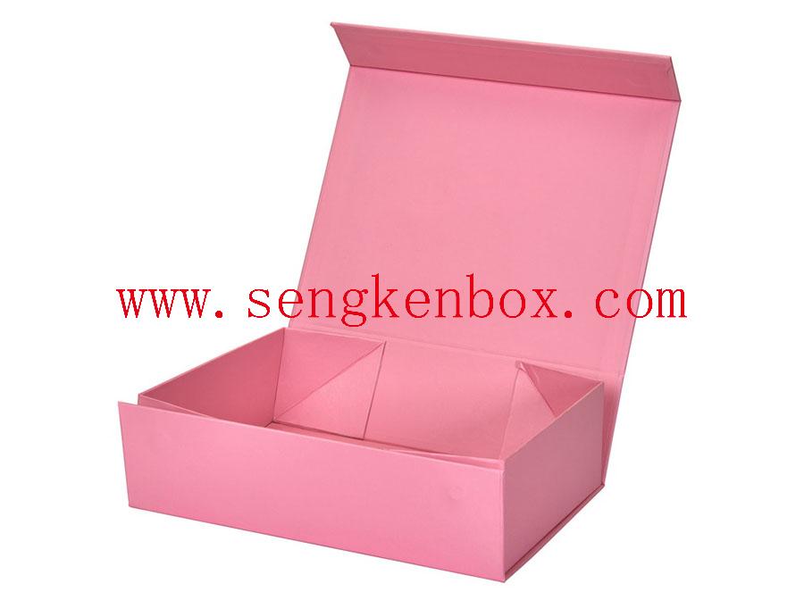 Rosa magnetische Verpackungspapierbox