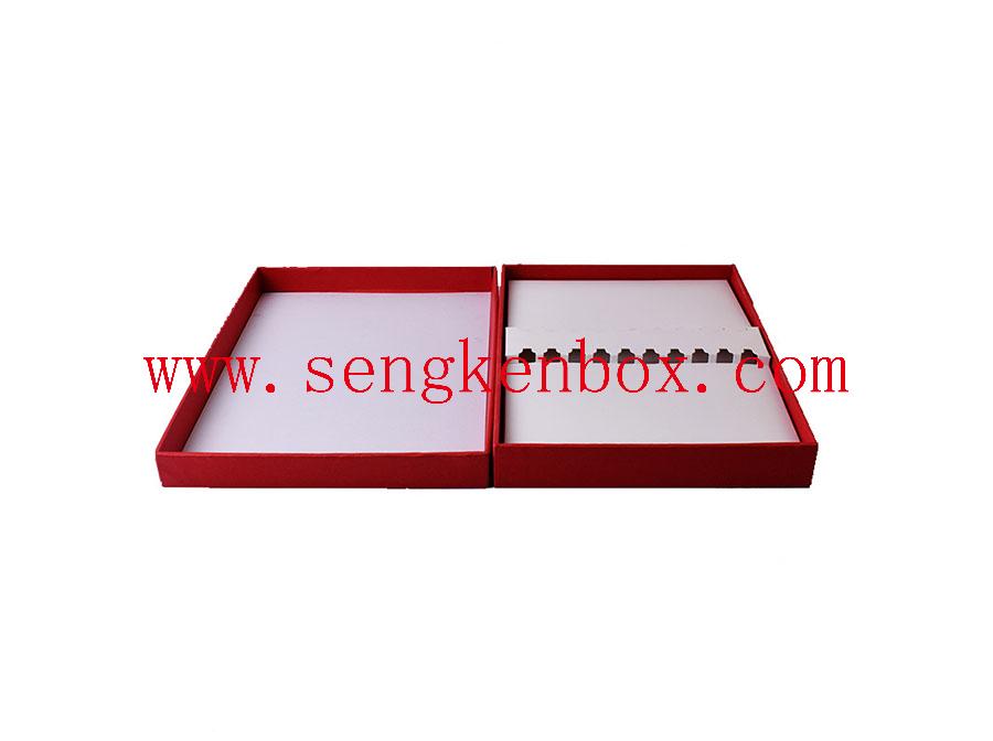 Roter antiker Druckverpackungs-Papierkasten