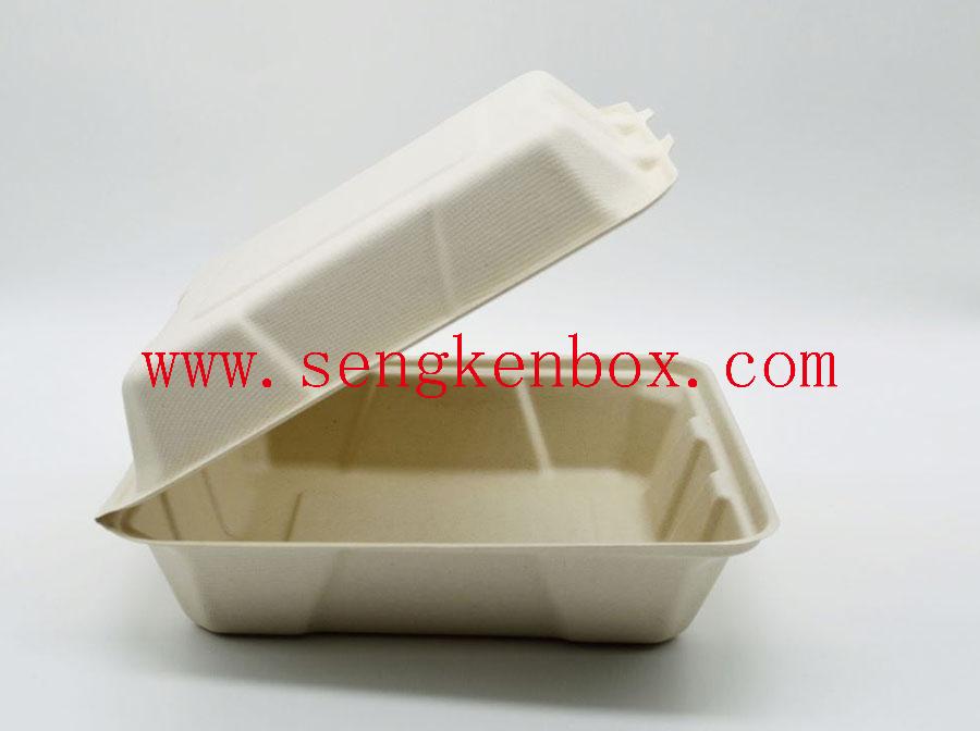 Milchweiße Bento-Box aus Papier
