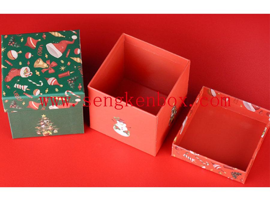 Weihnachtsfrucht-Süßigkeits-Papierkasten