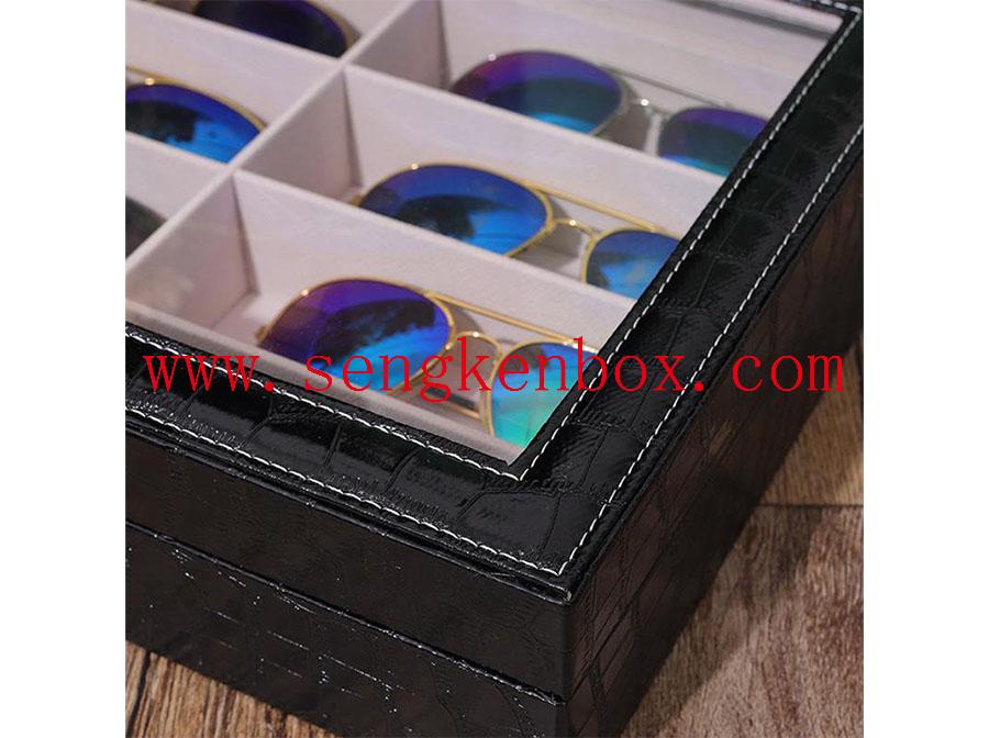 8 Grids Brillenaufbewahrung Sonnenbrillen Home Collection Box