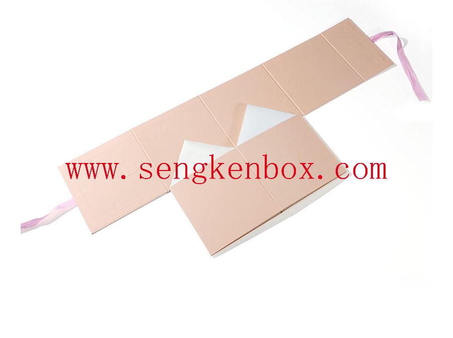 Blush Pink Faltbare Papierverpackung