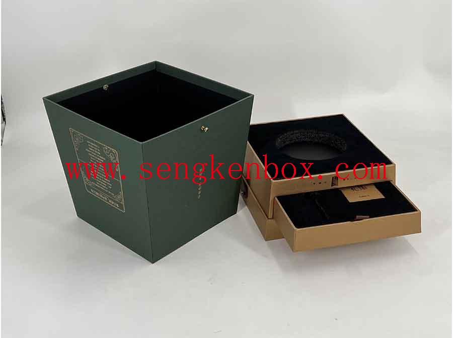 Quadratische Bronzing-Verpackungsbox