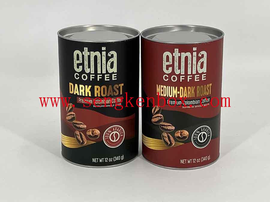 Etnia Kaffee Verpackung Kartonrohr