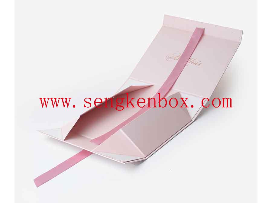 Kundenspezifische Geschenkbox aus rosa Papier