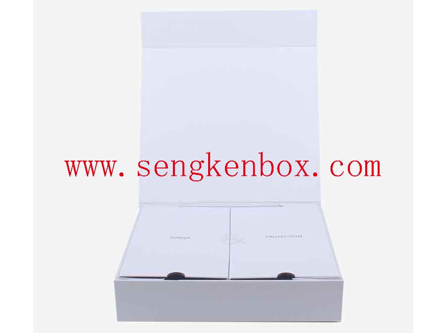 Weiße Display-Geschenkbox aus Papier