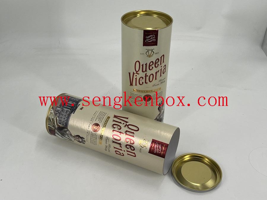Zylinder-Rundrohr-Geschenkbox für Weinglas ohne Stiel