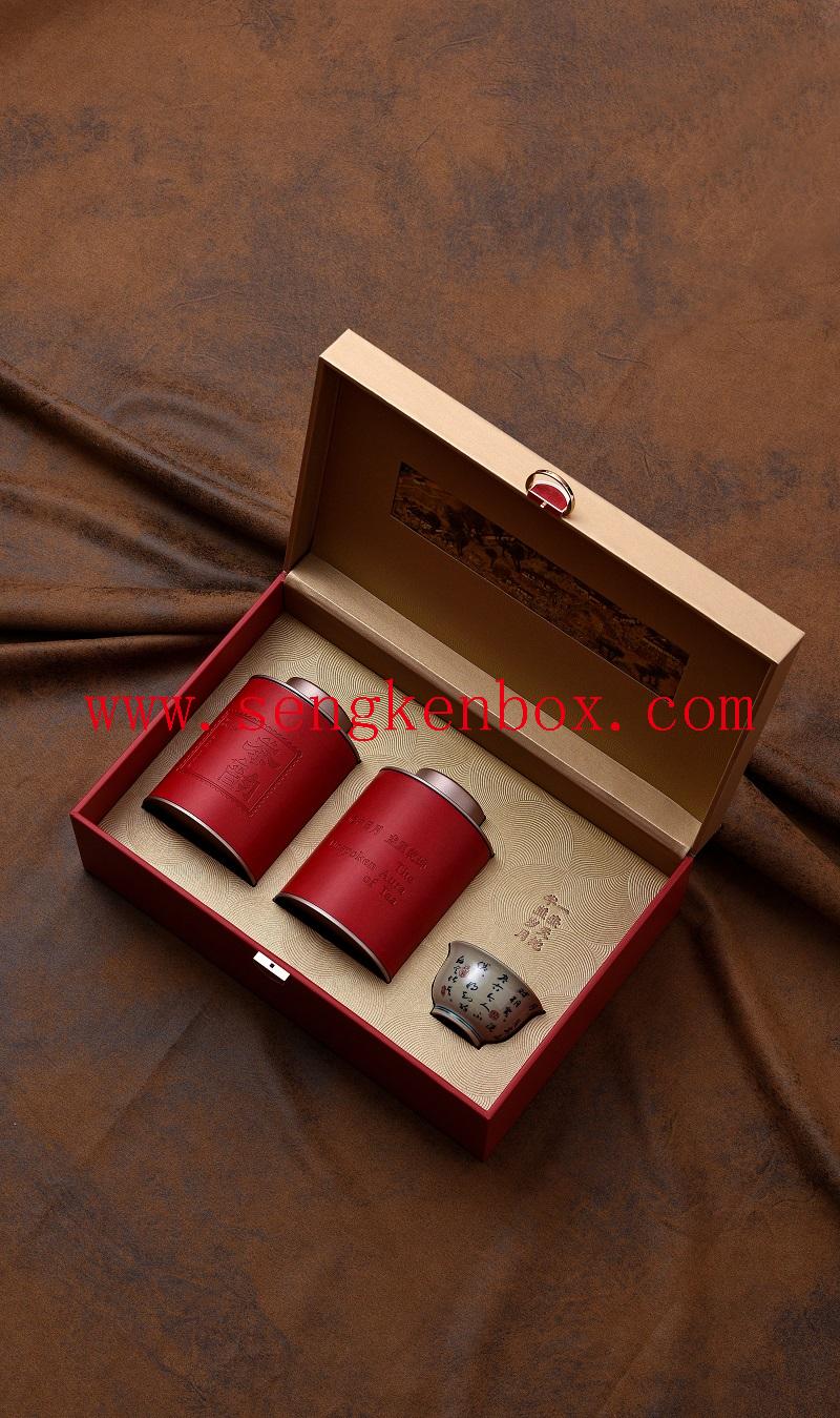 Leather-Clad Tea Box