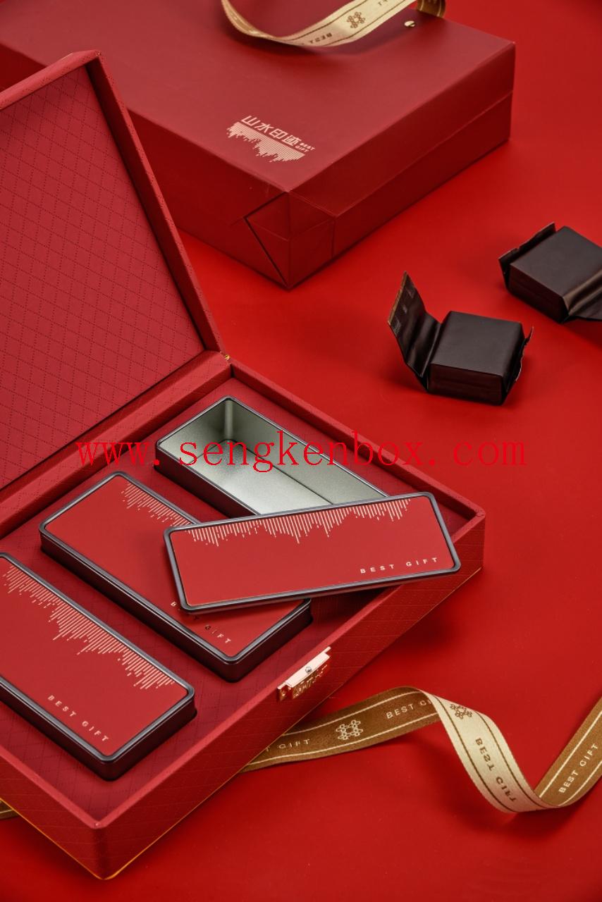 Leather Tea Packaging Box