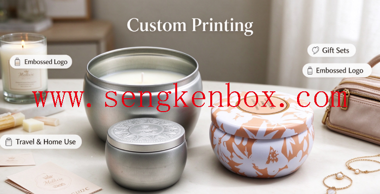 Large Home Candle Tin