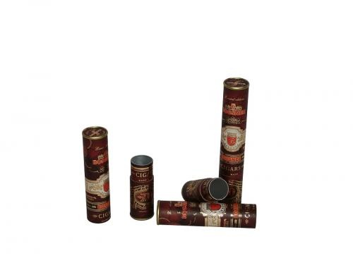 Round Drinks Packaging Paper Canister Box