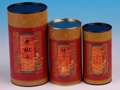 Cylinder Paper Tea Tube Packaging Box