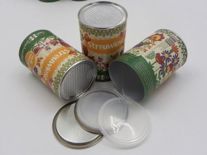 Food Grade Snacks Packaging Paper Cans