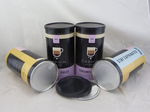 Caramel Dulce Coffee Packaging Paper Cans