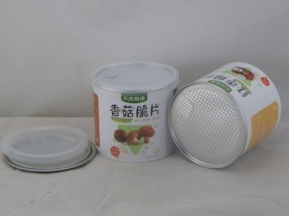 Mushroom Crisp Food Packaging Paper Cans