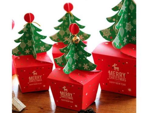 Christmas Tree Modeling Snacks Gift Box