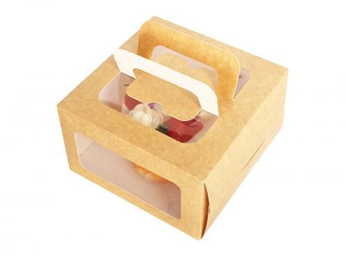 Cake Detachable Paper Bag With Visual Window