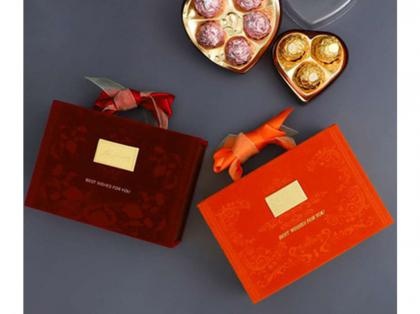 Simple Graceful Style Boxes With Ribbon Portable