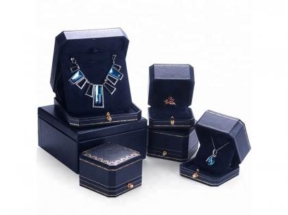 Octangle Multipurpose Necklace PU Leather Box