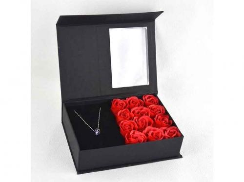 Soap Flower Jewelry Immortal Rose Gift Box