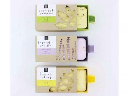 Rose Recycled Soap Sleeve Packaging Paper Box