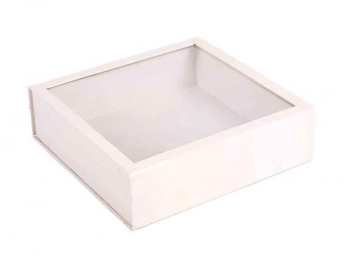 Simple Design White Flap Cardboard Box