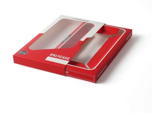 Red Sliding Folding Drawer Phone Case Box