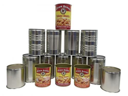 OEM und ODM Round Food Grade Tin Can with Easy Open Lid zu verkaufen