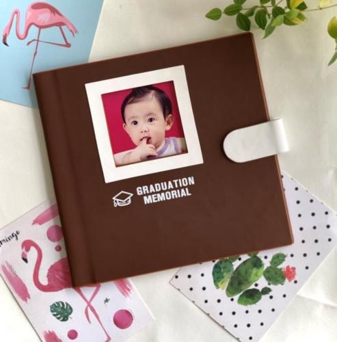 OEM und ODM Custom children's photo album with magnet upper cover zu verkaufen