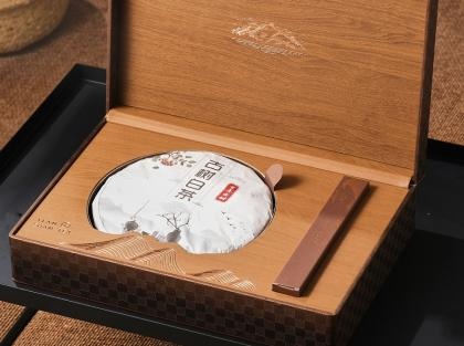 OEM und ODM Leather Gift Box Teabag Dry Powder Packing Luxury PU Leather Box zu verkaufen