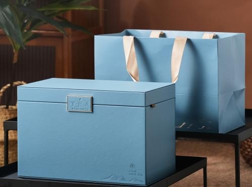 OEM und ODM Custom PU Leather Gift Box Luxury Tea Leather Packaging Box zu verkaufen