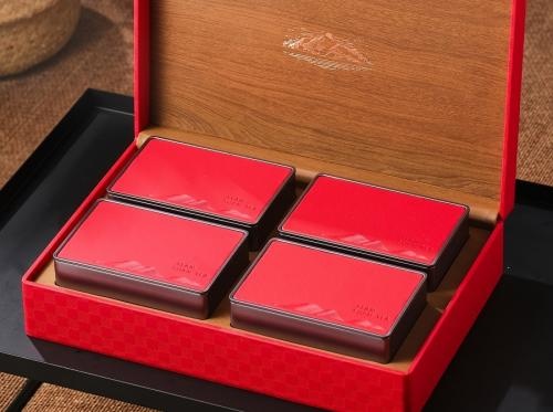 OEM und ODM Luxury Gift PackagingPU Box Portable Leather Tea Boxes With zu verkaufen