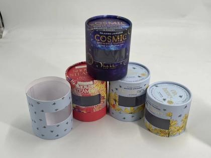 OEM und ODM Round Paper Can Kraft Paper Tea Food Cosmetics Packaging Creative Paper Tube zu verkaufen