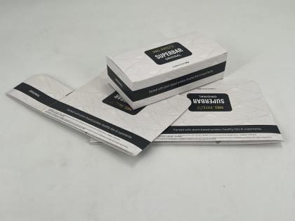 OEM und ODM Luxury Folding Gift Box Classic Black Large Presentation Cosmetic Hamper Box zu verkaufen